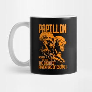 Papillon movie poster Mug